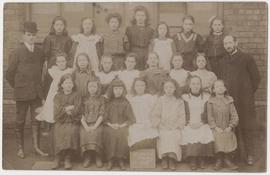 Photograph of St Martin's Bradley schoolchildren