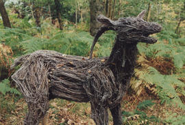 Photograph of sculpture Deer/ Searcher