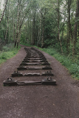 Photograph of sculpture Iron Road